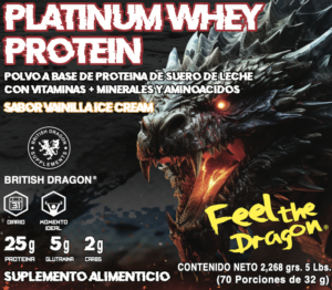 Proteína en polvo sabor vainilla
