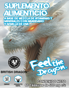Suplemento alimenticio con dragón