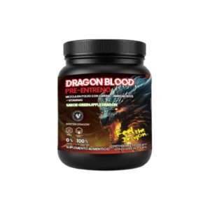 Pre Entreno Dragon Blood Sabor Green Apple British Dragon en Guadalajara